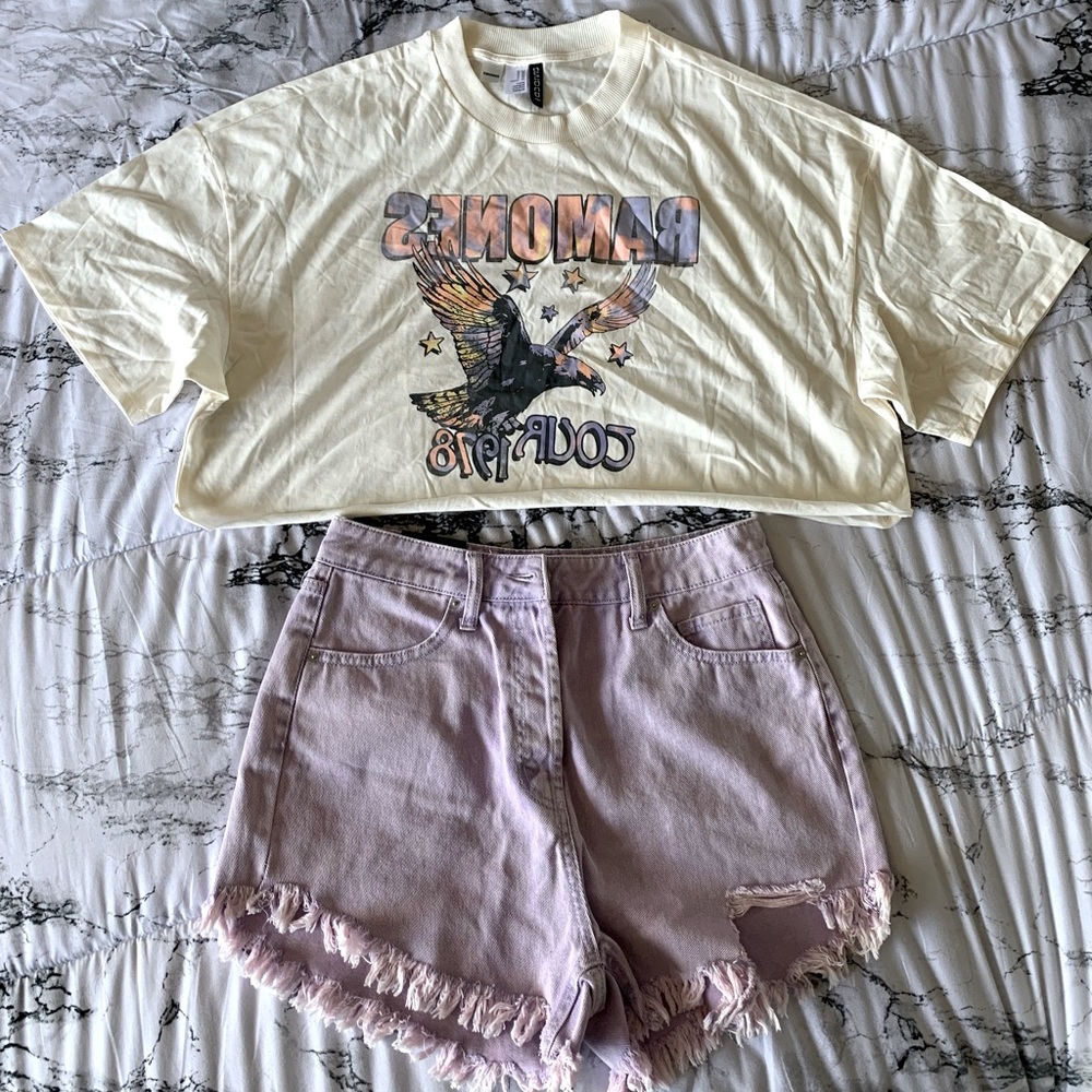 •Crop Top Oversized•
